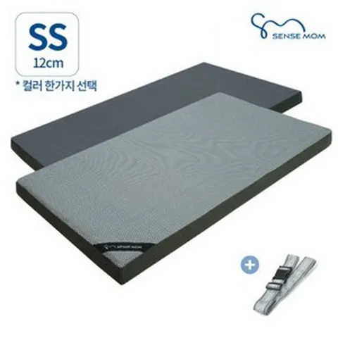 [센스맘] [SS/12cm] 투사이드 3D 에어매트리스 슈퍼싱글 (커버 색상선택), 색상:라이트그레이