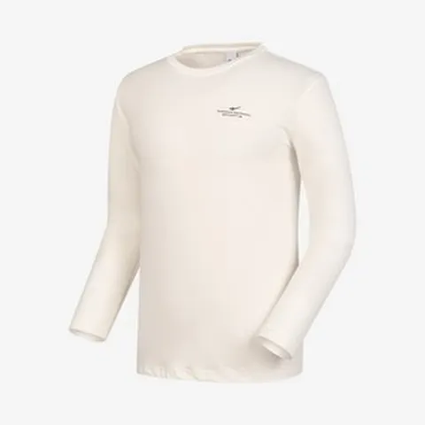 [프로스펙스 상설매장] 지금 바로 60% 할인~! 캐주얼 로고 남성 가을 라운드 런닝 티셔츠 면폴리 혼방 긴팔 라운드 티셔츠 우수한 터치감 심플한 가슴로고 가을 필수 아이템