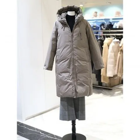 꼼빠니아 루즈핏 후드 구스다운 패딩 점퍼 CADW2-WIH300 백화점 아울렛 (4185642)