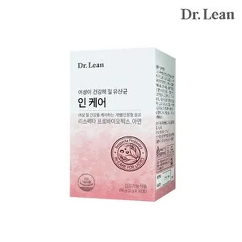 [닥터린] 인케어 30포 x 1박스 유해균 억제 기능성 질유산균, 1개, 상세 설명 참조, 60g