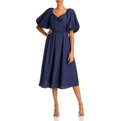 제이슨우 JASON WU 제이슨 우 퍼프 슬리브 미디 드레스 L28823 여성 4 사이즈 1641965