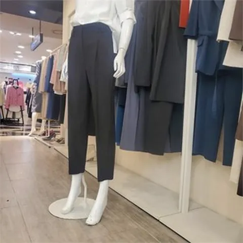 블루페페 SH02 앞주름 슬림 팬츠 BK 222MSA722