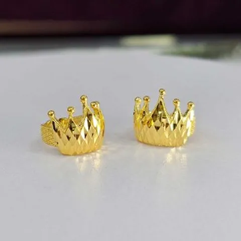 브렐리아 24k 순금 1.875g 아기 왕관 티아라 돌반지 백일반지 아기반지 순금반지 돌반지한돈 1돈 금반지 금테크 금모으기