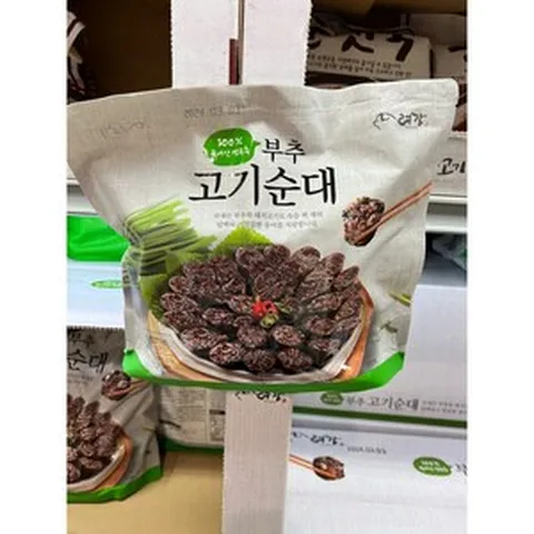 [국내매장]코스트코 려강 대용량 술안주 해장국 순댓국 볶음요리 부추고기순대500g 3개입, 2개, 부추고기순대 1500g(무료 아이스박스 포장)