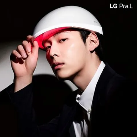 LG전자 프라엘 메디헤어 HGN2V 탈모 치료 의료기기 (거치대 미포함)