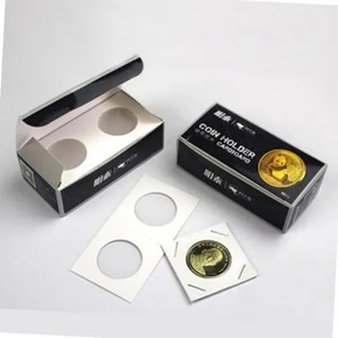 전문가 동전 수집 코인 케이스 보관 종이 홀더 50장 동전홀더(4578EA), 27.5mm