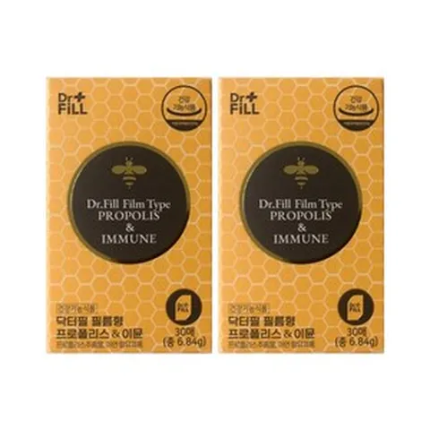 닥터필 필름형 프로폴리스이뮨 228mg x 30개입x2박스, 2개, 6.84g
