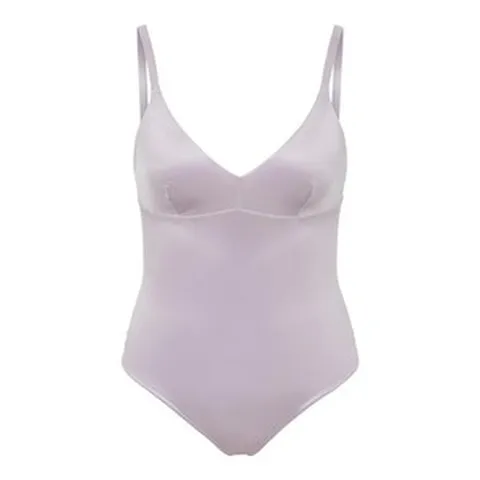 Spanx 쉐이핑 새틴 끈 바디수트 1X 라이트 오키드 가벼운 난초 115984