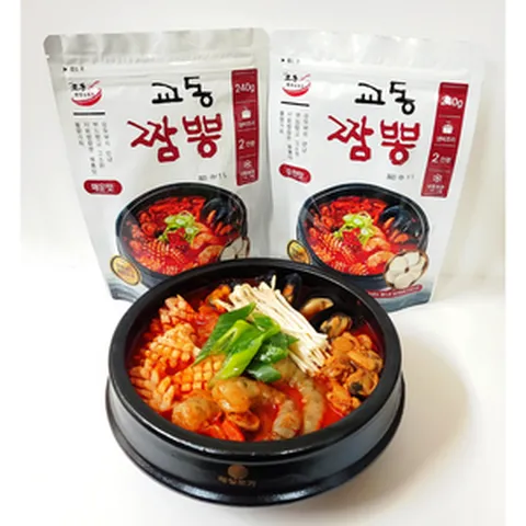 교동짬뽕 240g 2인분 (순한맛), 4개