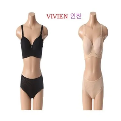 비비안 기능성큰컵(D~F)가슴을업시켜주고모아주는기능성브라의끝판왕깔끔몰드브라BBM보정브라팬티셋트(색택1)뉴코아인천