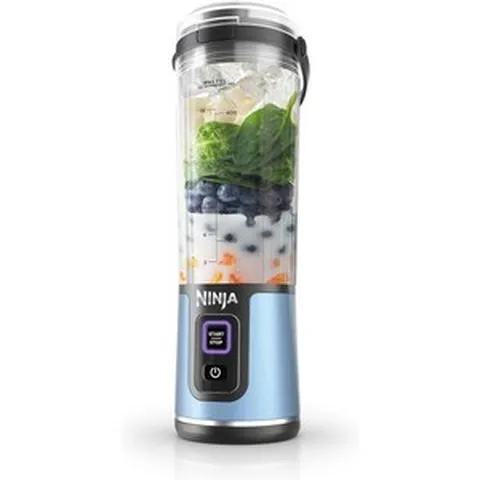 닌자 블라스트 포터블 블렌더 무선 18온스 용기 개인 블렌더(쉐이크 및 스무디용) BPA 프리 USB-C 충전 117655