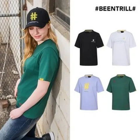 빈트릴 [BEENTRILL] 25SS 반팔티셔츠 4종 세트 여성