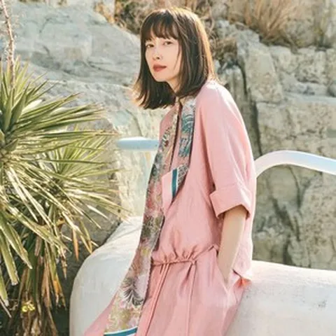 지스튜디오 24SS 아세테이트 블라우스