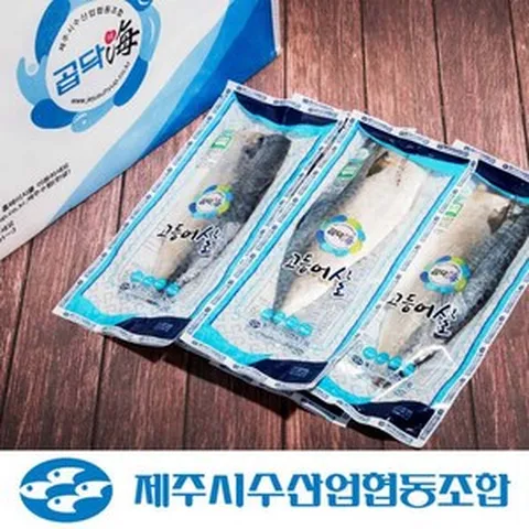 [올뉴엣홈] 제주시수협 곱닥해 국내산 고등어살(특대) 200g 선택형, 8개