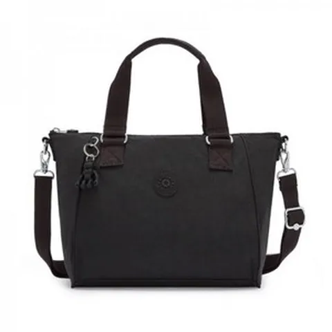키플링 Kipling 베이직 아이즈 와이드 오픈 아미엘 미디움 핸드백 블랙 누아르 가방 숄더백 108514