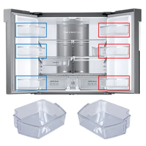 삼성 지펠 T9000 양문형 4도어 냉장고 병꽂이 가드 바구니 바스켓 케이스 RF85K90B1S5 RF85K90K2SG RF85K90K2XL RF85K90N27J, 오른쪽 병꽂이