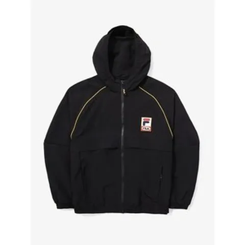 [국내매장판매] 휠라 헤리티지 컴포트핏 모노그램 자켓 / 1100FS2JKF1111XBLK