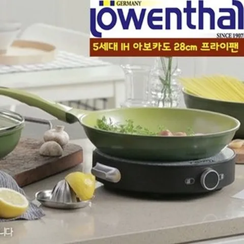 [쇼핑엔티] 5세대 IH28cm아보카도 프라이팬, 없음, 1개