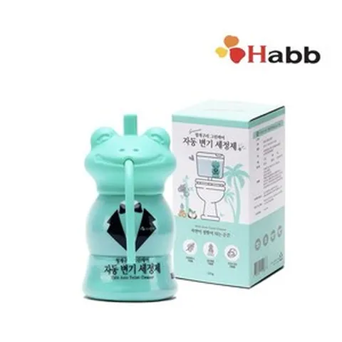 하비비 그린케어 청개구리 자동 변기 세정제 6개 (12개월 사용), 단일속성