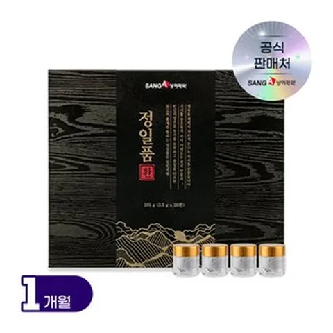 [도착보장] 상아제약 정일품환 건강환 30환(쇼핑백 증정) 공진보, 105g, 1박스