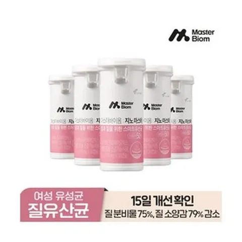 마스터바이옴15일개선 리스펙타 지노마스터 5병150일, 30정