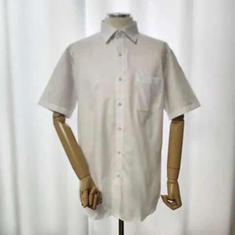 [매장정품] 닥스 DAKS 남성용 기본 반팔 흰셔츠 남방 시원한원단