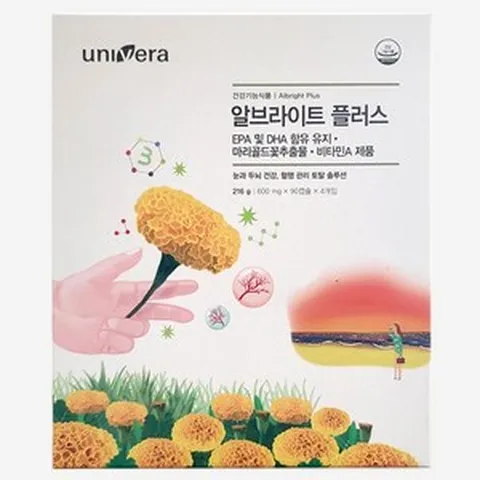 유니베라 알브라이트 플러스 360캡슐 90캡슐 X 4개입, 90정, 4개