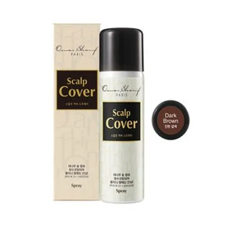오마샤리프 스칼프 커버 스프레이 60g 새치커버 흰머리커버, Dark Brown, 1개