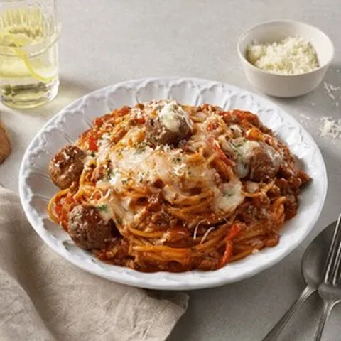 파리크라상 라그릴리아 멜팅치즈 볼로네제 파스타 320g*2팩, 320g