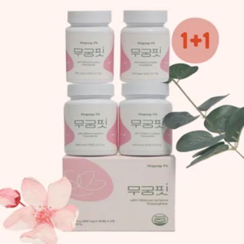 무궁핏 2박스 총180정 무궁화핏 다이어트 (박스당 2통 90정), 180정