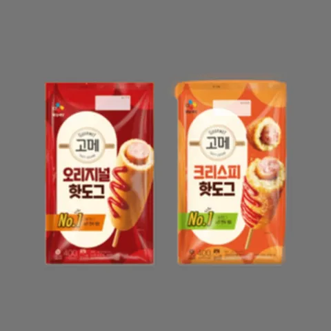 고메 크리스피핫도그+오리지널 핫도그, 크리스피80g10개+오리지널80g10개