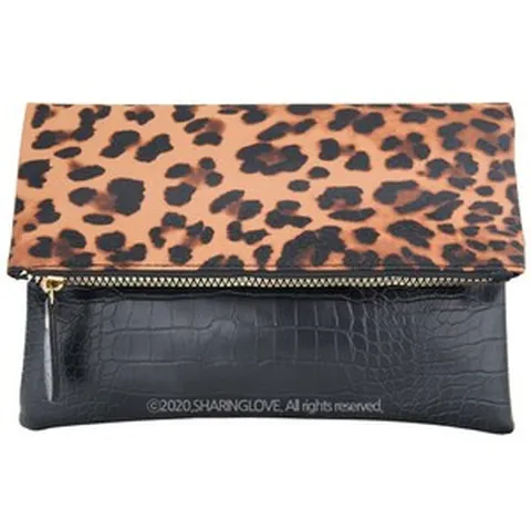 에포테쉬 레더 클러치백 (레오파드)