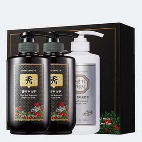 [댕기머리]모발보습 들애수 샴푸2+트리트1 선물세트