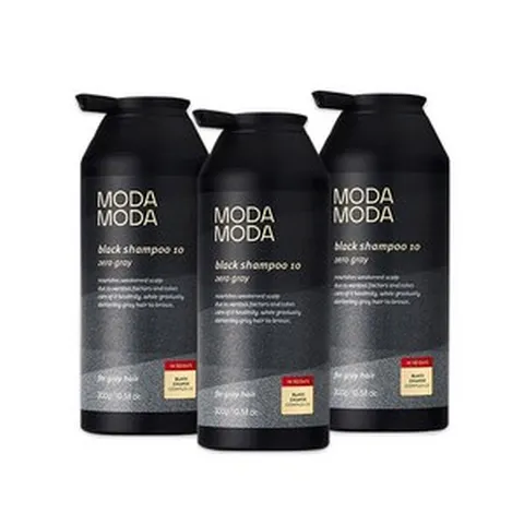 모다모다 블랙 샴푸 3세대 10 텐 제로 그레이 300g 3