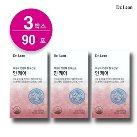[닥터린] 인케어 리스펙타 유산균 크랜베리 프락토올리고당 (30포*2g), 3개, 60g