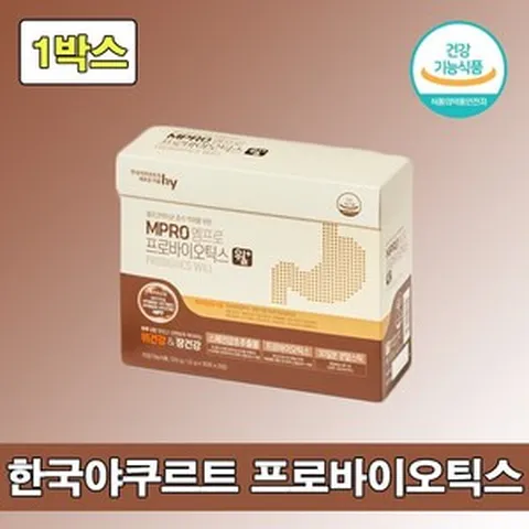 한국야쿠르트 엠프로 프로바이오틱스 윌 플러스 30포 2입 하루 두번 한달분 가루형 유산균 프로바이오딕스 헬리코박터균 신바이오틱스 프락토올리고당 락토바실러스 감초 추출물 한국야구르트, 2개, 30스틱