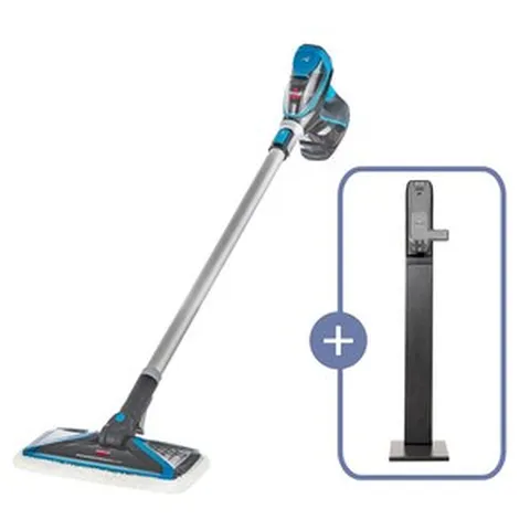 비쎌 슬림스팀 BA-BS2233S 청소기 DELUXE 세트 (거치대 추가구성), 그레이블루