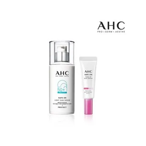 AHC 세이프온 에센스선라이트선세럼2종 중 택1+ 증정 톤업선 20ml, 선택-옵션선택01S001)라이트선세럼