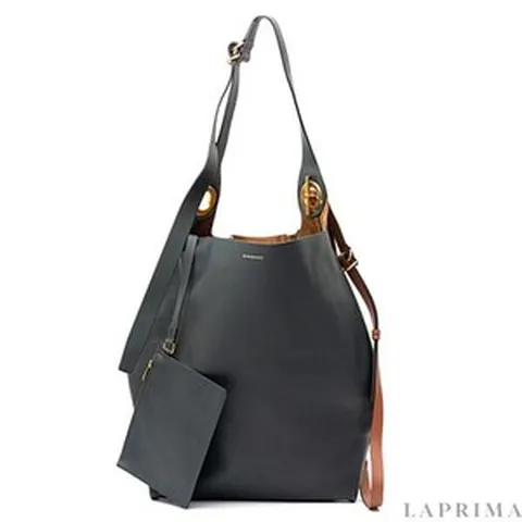 라프리마 [BURBERRY] 버버리 레더 그로밋 호보백 4079900