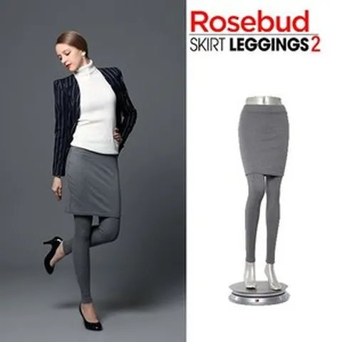 비비안 로즈버드 남영비비안 ROSEBUD 힙업보정 기모 치마레깅스 2차 그레이 133772