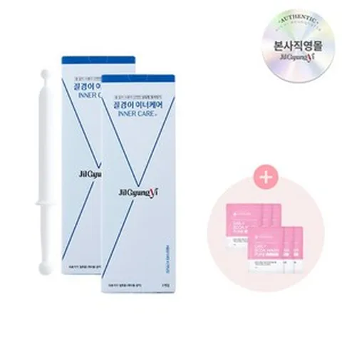 [질경이] 이너케어 삽입하는 질세정기(3개입) x2 + 젤샘플(6매), 없음