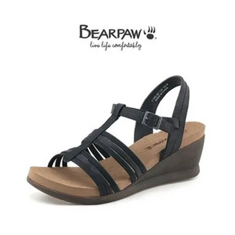 베어파우(BEARPAW) VIOLA 웨지 쿠션샌들 2095001MB-W