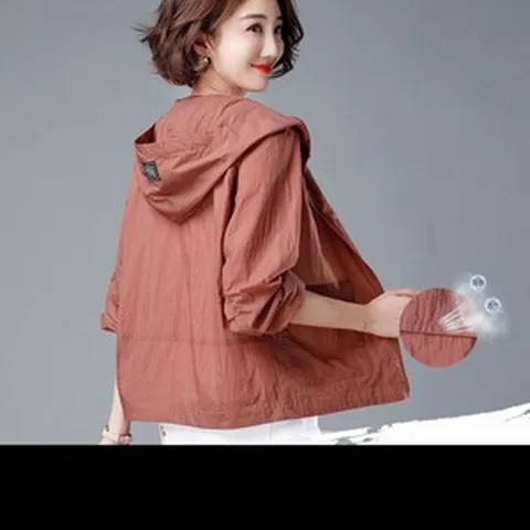 여성바람막이점퍼 여름점퍼 바람막이 숏 점퍼 간절기 아웃도어자켓 에어컨바람막이