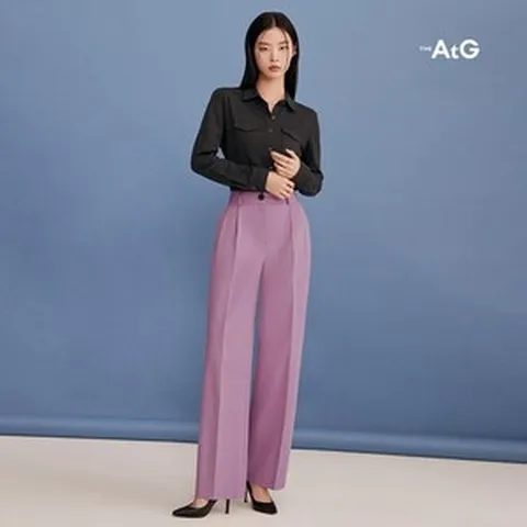 [온플/2만원인하] 더엣지 23SS 코튼 와이드팬츠