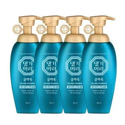 [댕기머리]글래모 볼륨 샴푸 400ml 4개