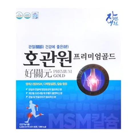 호관원 프리미엄 골드 효능 홈쇼핑 MSM 70ml x 60포, 60개, 4.2L