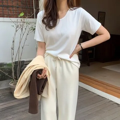 10가트 말랑쫀쫀 유브이 모달 반팔 티셔츠