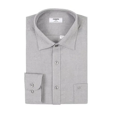 [백화점 판매 국내매장 정품] 레노마 기능성 활동성 브랜드관 (일반핏)따뜻하고 보온성좋은 TR 트윌솔리드 겨을기모셔츠 3종택1 ( RMWSG0050)