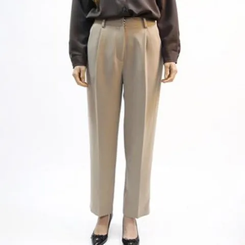 꾸즈 백밴딩세미베기팬츠(CTPA89P1LM)