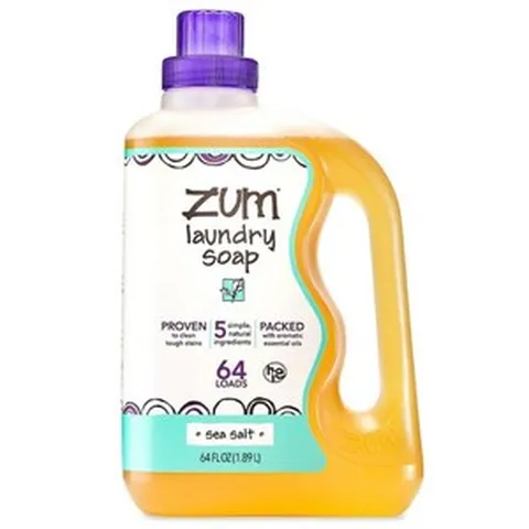 인디고와일드 줌 클린 런드리 솝 세탁 세제 씨솔트 1.89L 물비누 (품질 보증), 1개